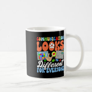 Caneca De Café A Comunicação De Groovy Parece Diferente Para Todo
