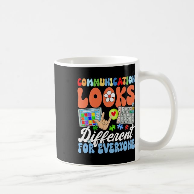Caneca De Café A comunicação Groovy é diferente para todos  (Direita)