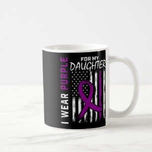 Caneca De Café A Consciência Do Câncer de pâncreas Roxo Usa Fl