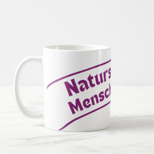 Caneca De Café A conservação da natureza é proteção humana (alemã