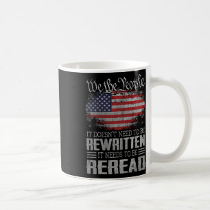 Caneca De Café A Constituição Da Bandeira Dos Eua Tem De Ser Reno