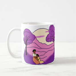 Caneca De Café A cor púrpura