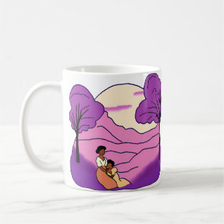 Caneca De Café A cor púrpura