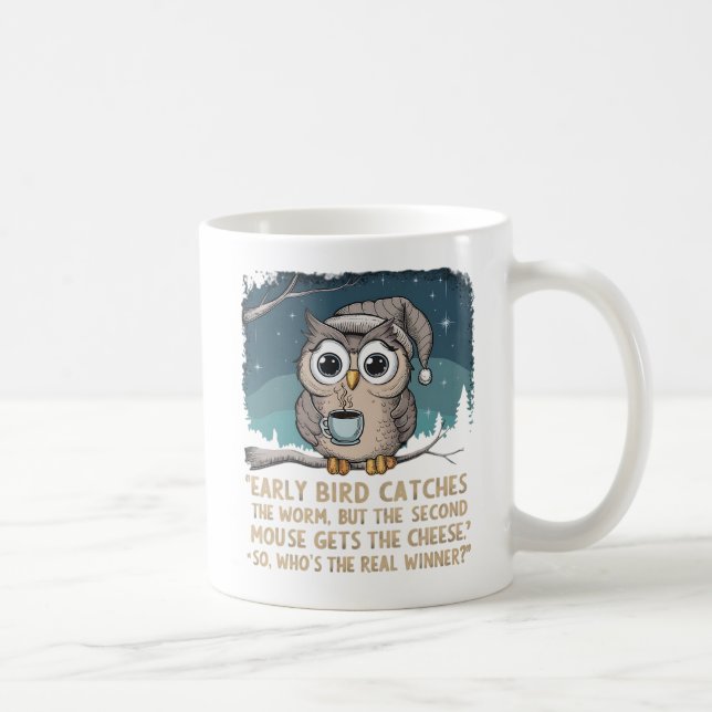 Caneca De Café A Coruja tem um Ponto (Direita)