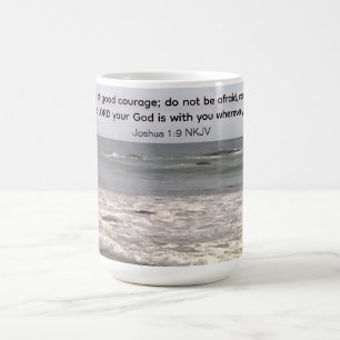 Caneca De Café A Costa Do Oceano Atlântico Não Tem Medo Da Bíblia
