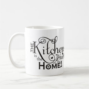 Caneca de Café - A Cozinha É O Coração Da Casa