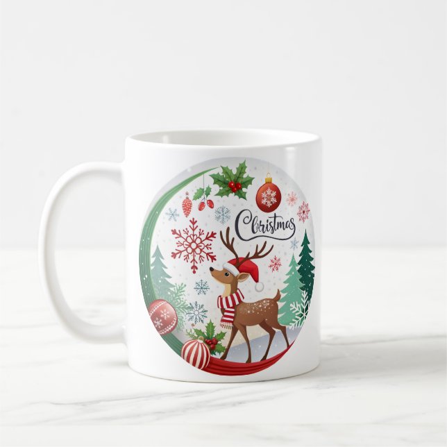 Caneca De Café A Cozy Christmas Circle (Esquerda)