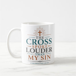 Caneca De Café A Cruz Falou Mais Alto Que a Minha Escritura da Es