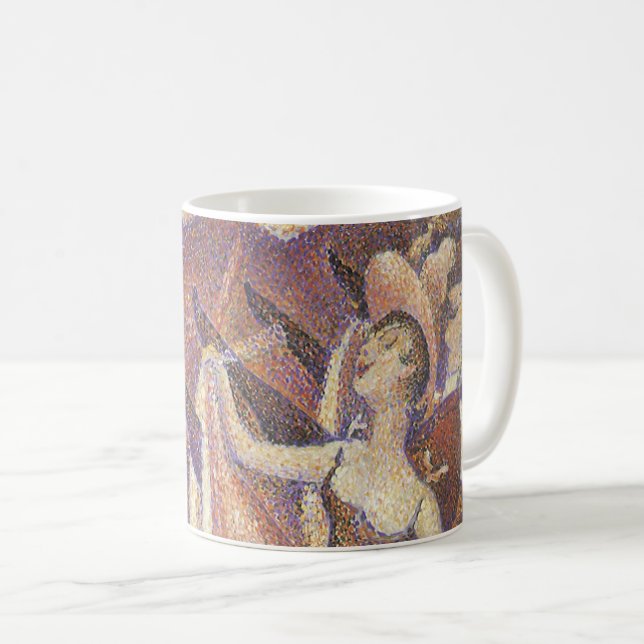 Caneca De Café A Dança Can Can, Le Chahut de Georges Seurat (Frente Esquerda)