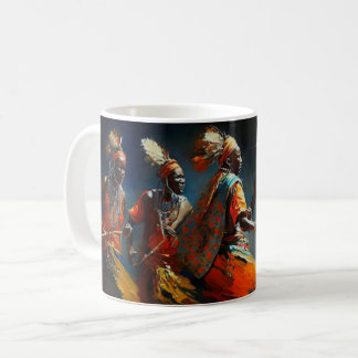Caneca De Café A dança do Maasai, África