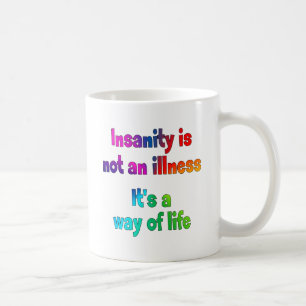 Caneca De Café A demência não é uma doença