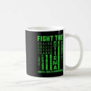Caneca De Café A Depressão de Sensibilização para a Saúde Mental