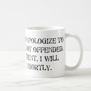 Caneca De Café a desculpa
