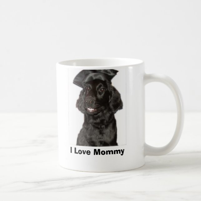Caneca De Café A diva 2 da graduação, eu amo mamães (Direita)