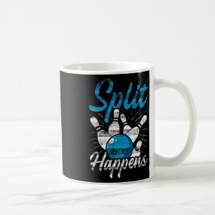 Caneca De Café A Divisão Acontece Com Boliches Engraçadas