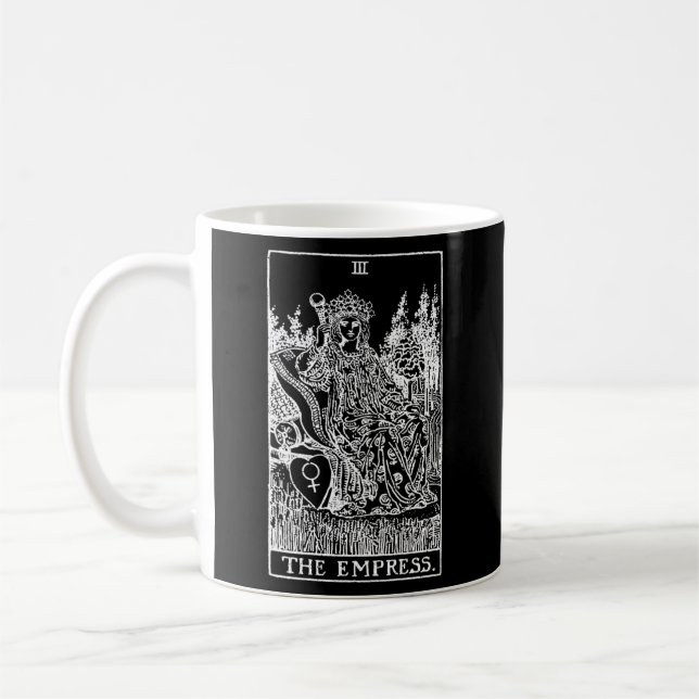 Caneca De Café A Divisão de Cartomância Empress Tarot Card (Esquerda)