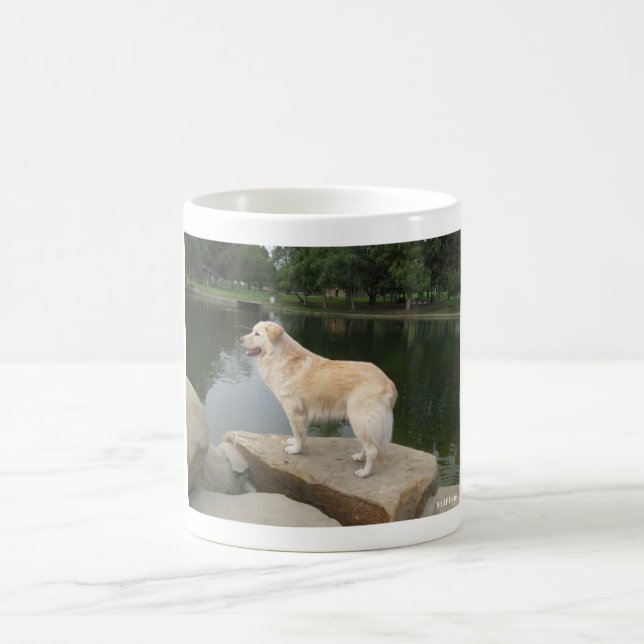 Caneca De Café A Dog At A Pond (Centro)