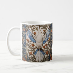 Caneca De Café A Dove Pacífica William Morris Inspirou Floral