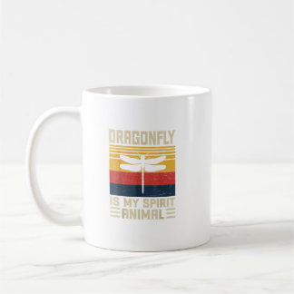 Caneca De Café A Dragonfly Engraçada É A Minha Vintagem Animal Es