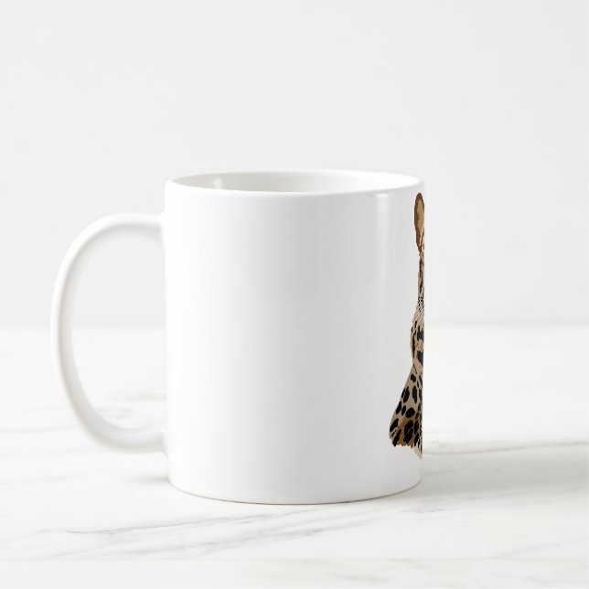 Caneca De Café A é para Amur Leopardo (Esquerda)