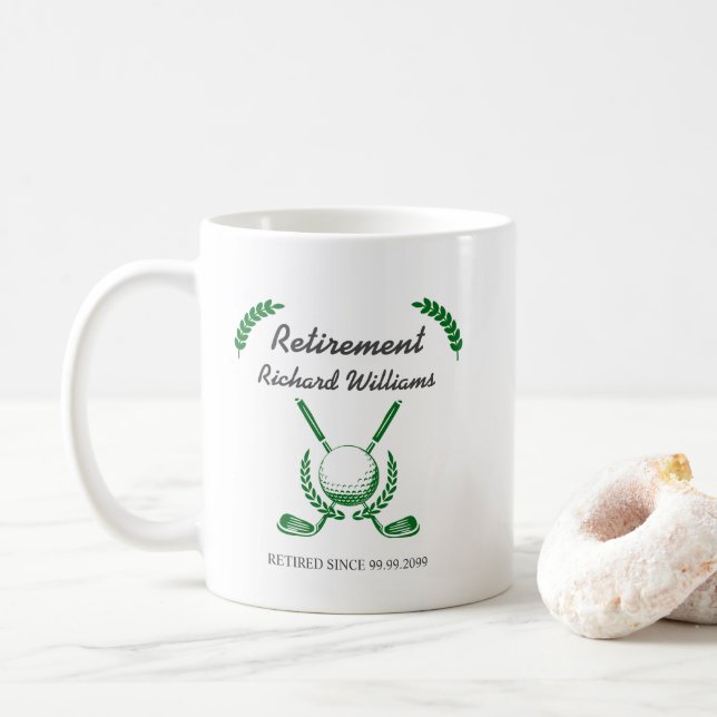 Caneca De Café A Elegente do Clube de Golfe de Reforma, Wreath, P (Com Donut)