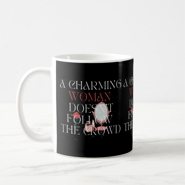 Caneca De Café a encantadora mulher Mug (Esquerda)