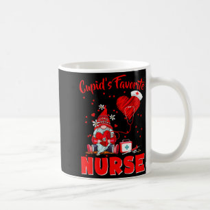 Caneca De Café A enfermeira favorita do Cupido Gnome do Dia dos N
