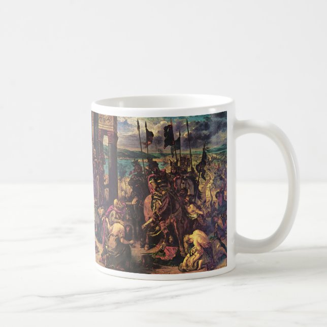 Caneca De Café A entrada dos cruzados em Constantinople (Direita)