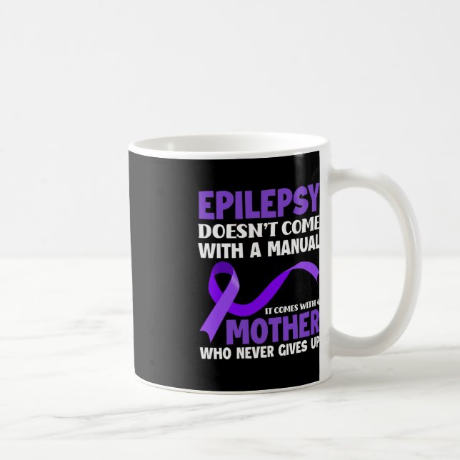 Caneca De Café A epilepsia não vem com uma epilepsia manual (Direita)