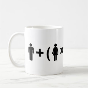 Caneca De Café A Equação do Amor para as Mulheres