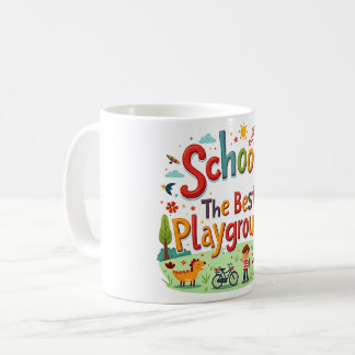 Caneca De Café A escola é divertida - não1