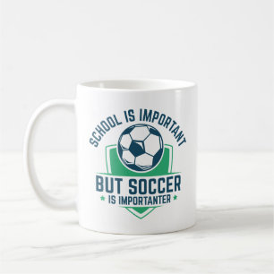 Caneca De Café A Escola É Importante Mas Futebol É Mais Important