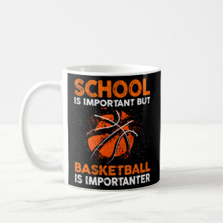 Caneca De Café A Escola É Importante Mas O Basquete É Importante