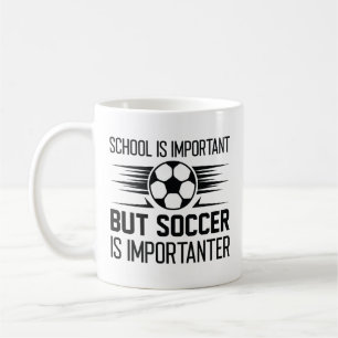 Caneca De Café A Escola É Importante Mas O Futebol É Importante