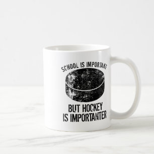 Caneca De Café A Escola É Importante Mas O Hóquei É Importante 3