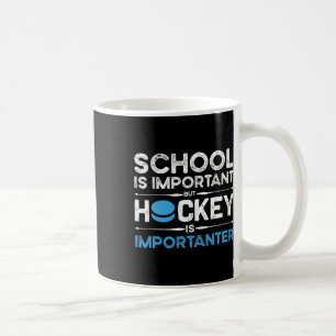 Caneca De Café A Escola É Importante Mas O Hóquei No Gelo É Mais