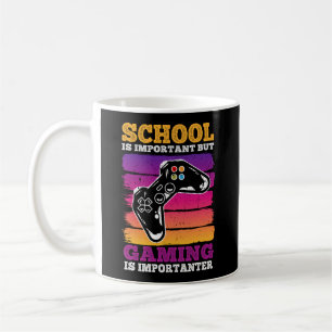 Caneca De Café A Escola É Importante, Mas Os Jogos São Importante