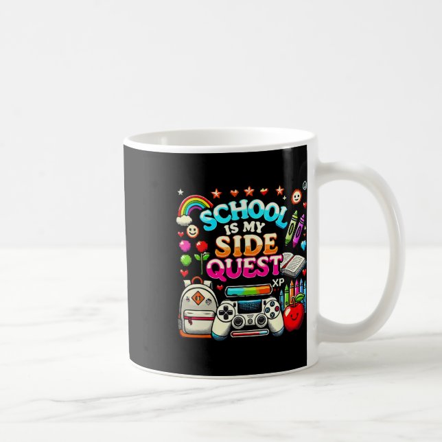 Caneca De Café A Escola É Minha Missão Secundária Vídeo de Volta  (Direita)