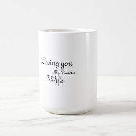 Caneca De Café A esposa do Pastor Personalizado Mug