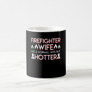 Caneca De Café A esposa do sapador-bombeiro como o Normal mas