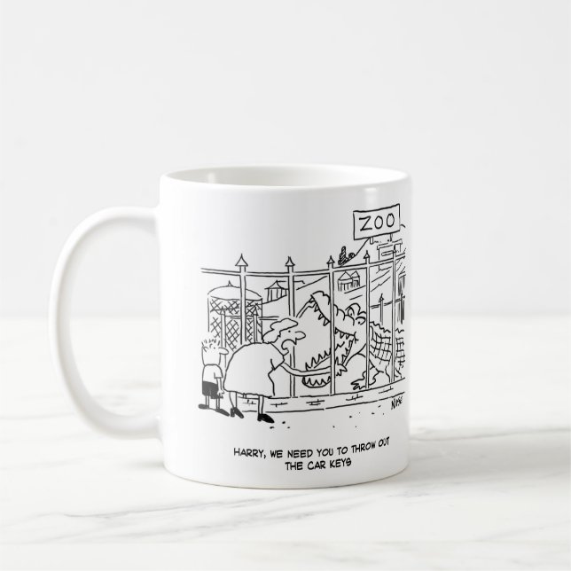 Caneca De Café A esposa quer que o marido lhe jogue as chaves do  (Esquerda)