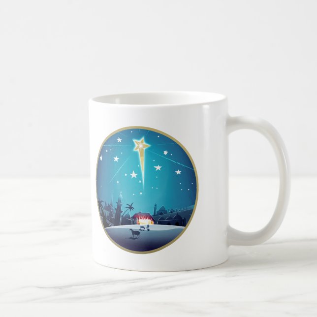Caneca De Café A Estrela de Belém. Mogas presentes de Natal (Direita)