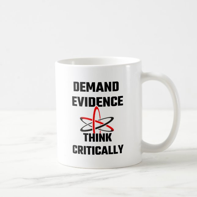 Caneca De Café A evidência da procura pensa crìtica (Direita)
