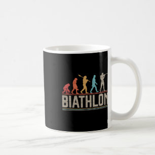 Caneca De Café A Evolução Do Alvo De Biatlo Atirar Na Pele Xc