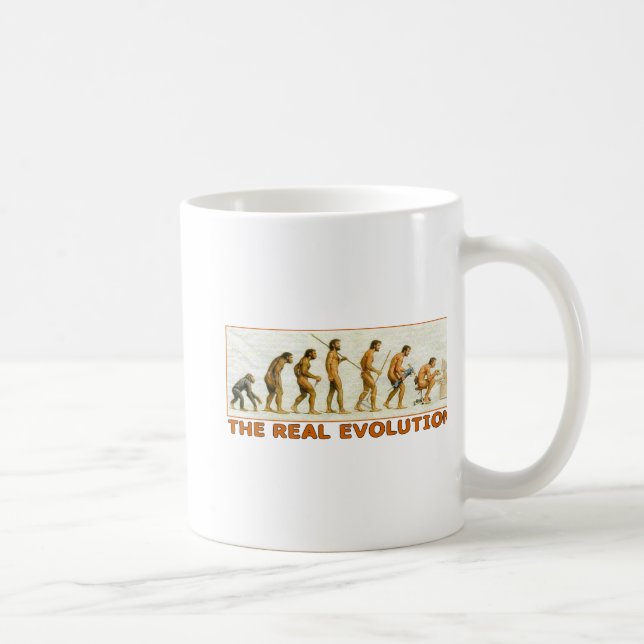 Caneca De Café A evolução real (Direita)