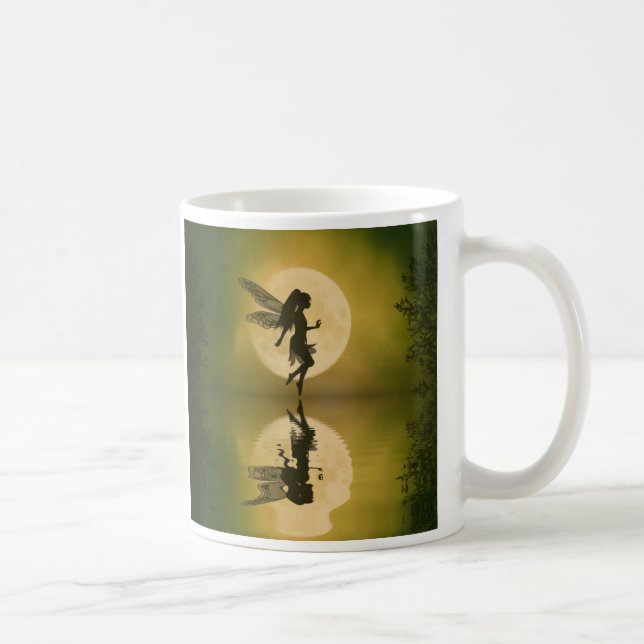 Caneca De Café A fada reflete (Direita)