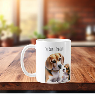 Caneca De Café A Família Beagel