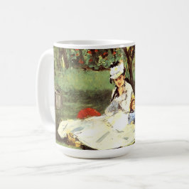 Caneca De Café A família Monet no seu jardim Edouard Manet