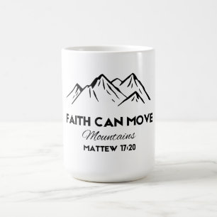 Caneca De Café A fé pode mover montanhas