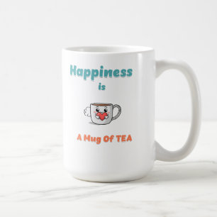 Caneca De Café "A felicidade é uma Muça de Chá"